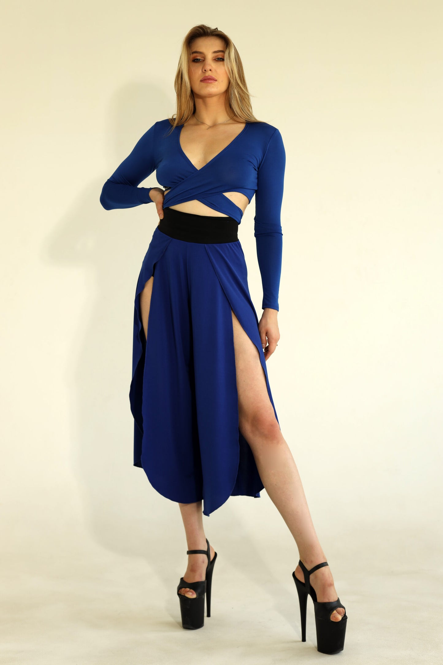 Culottes 開岔裙 長裙 純色