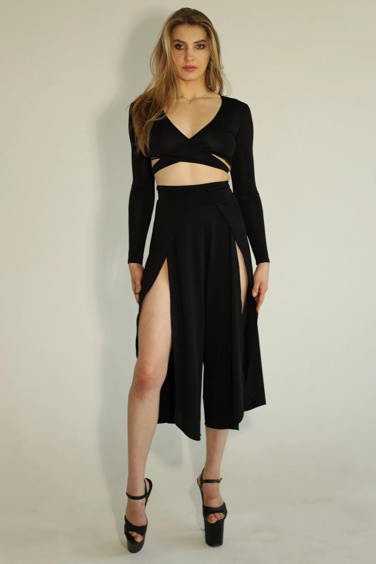 Culottes 開岔裙 長裙 純色
