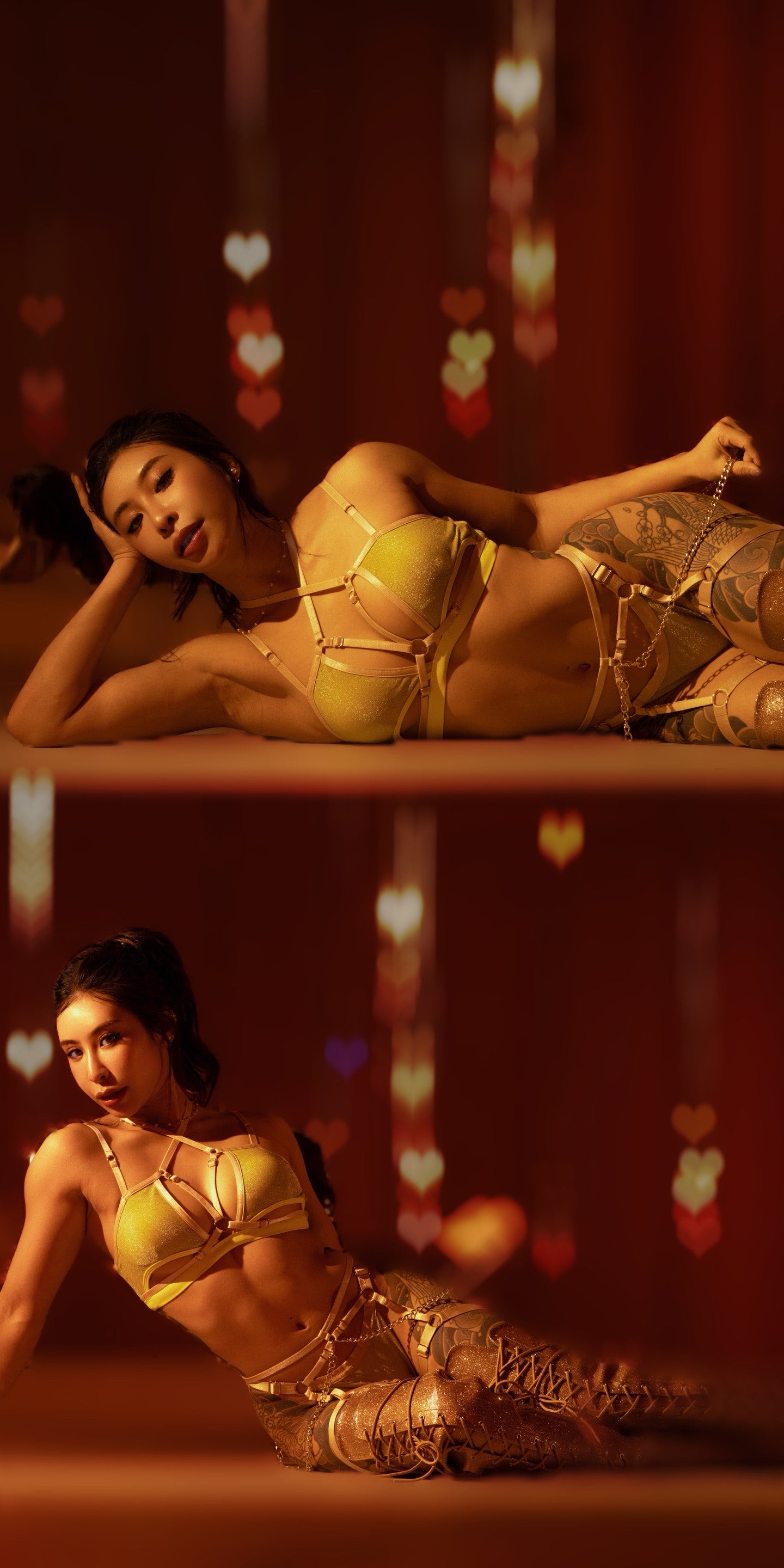 PANPOLE| 金黃光芒鏈條套裝- Golden light