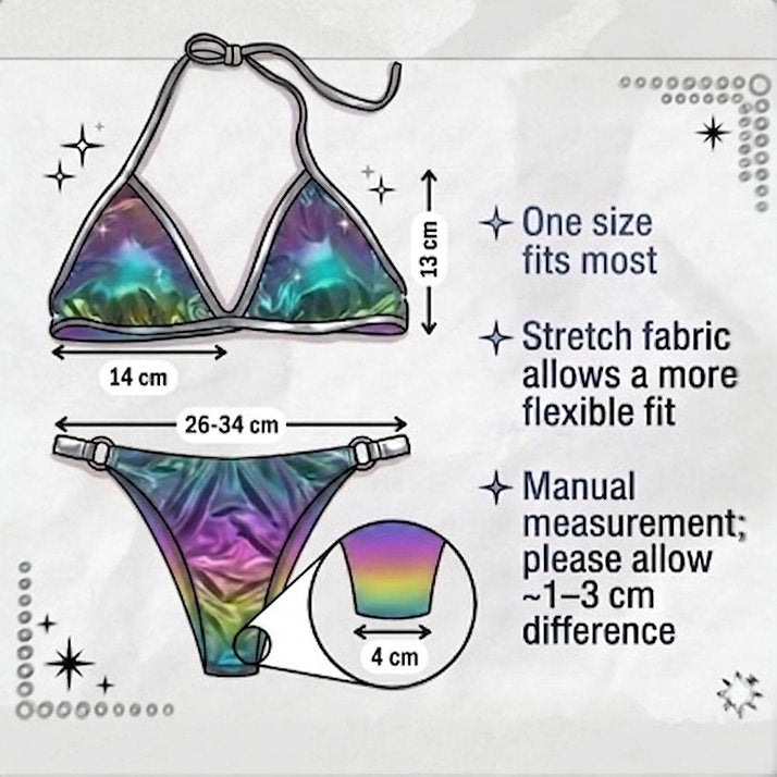 HOT S - Holographic Set 極光比基尼