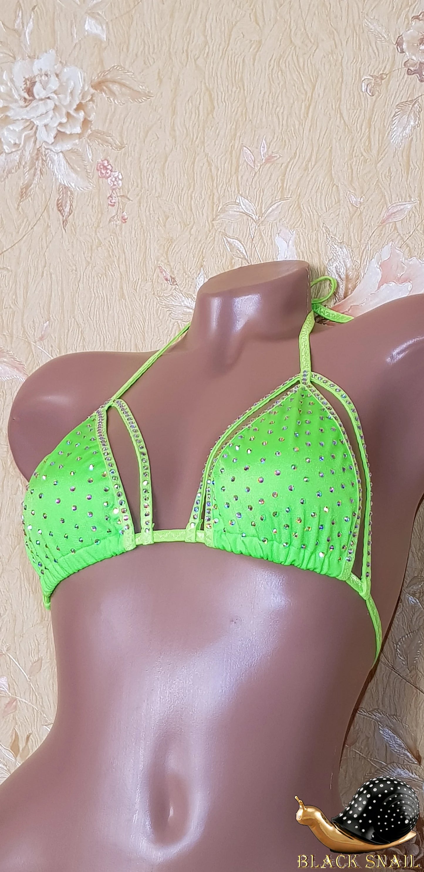 BSB - Rhinestone Bra Top Stripper outfits 上衣 -C