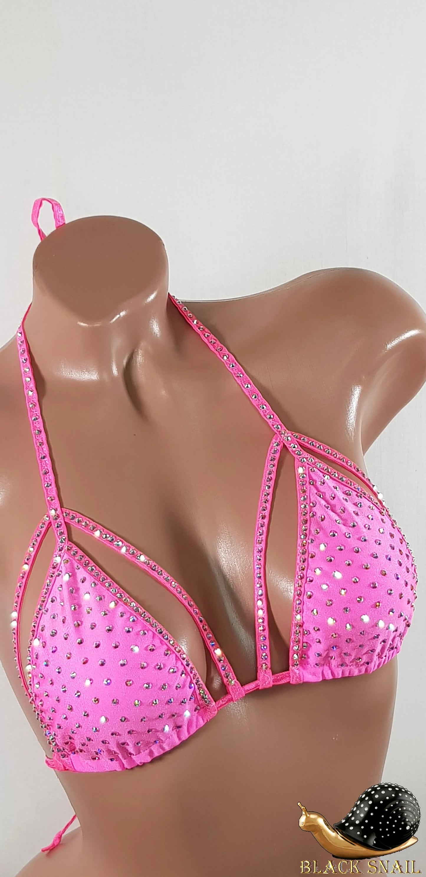 BSB - Rhinestone Bra Top Stripper outfits 上衣 -C