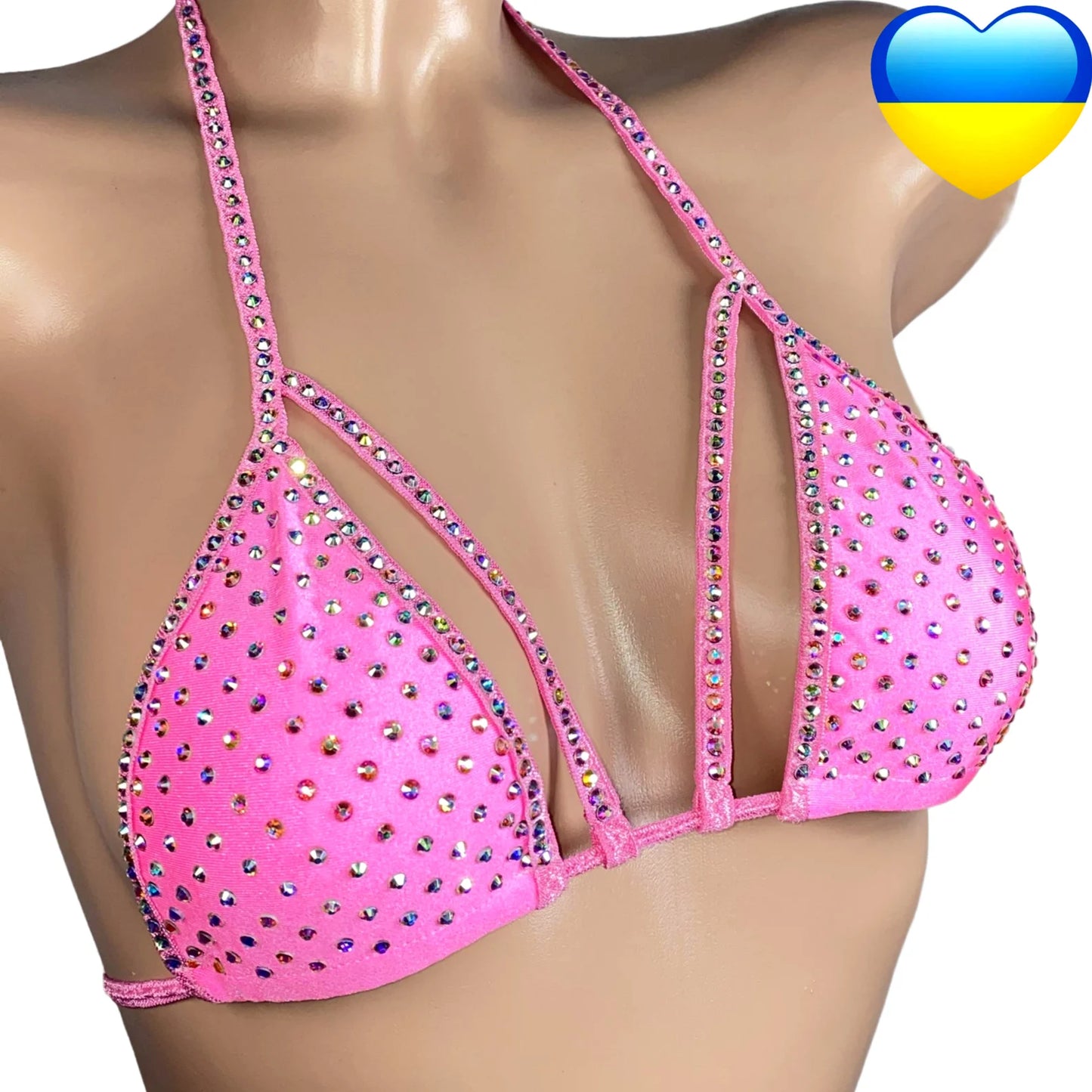 BSB - Rhinestone Bra Top Stripper outfits上衣 -B