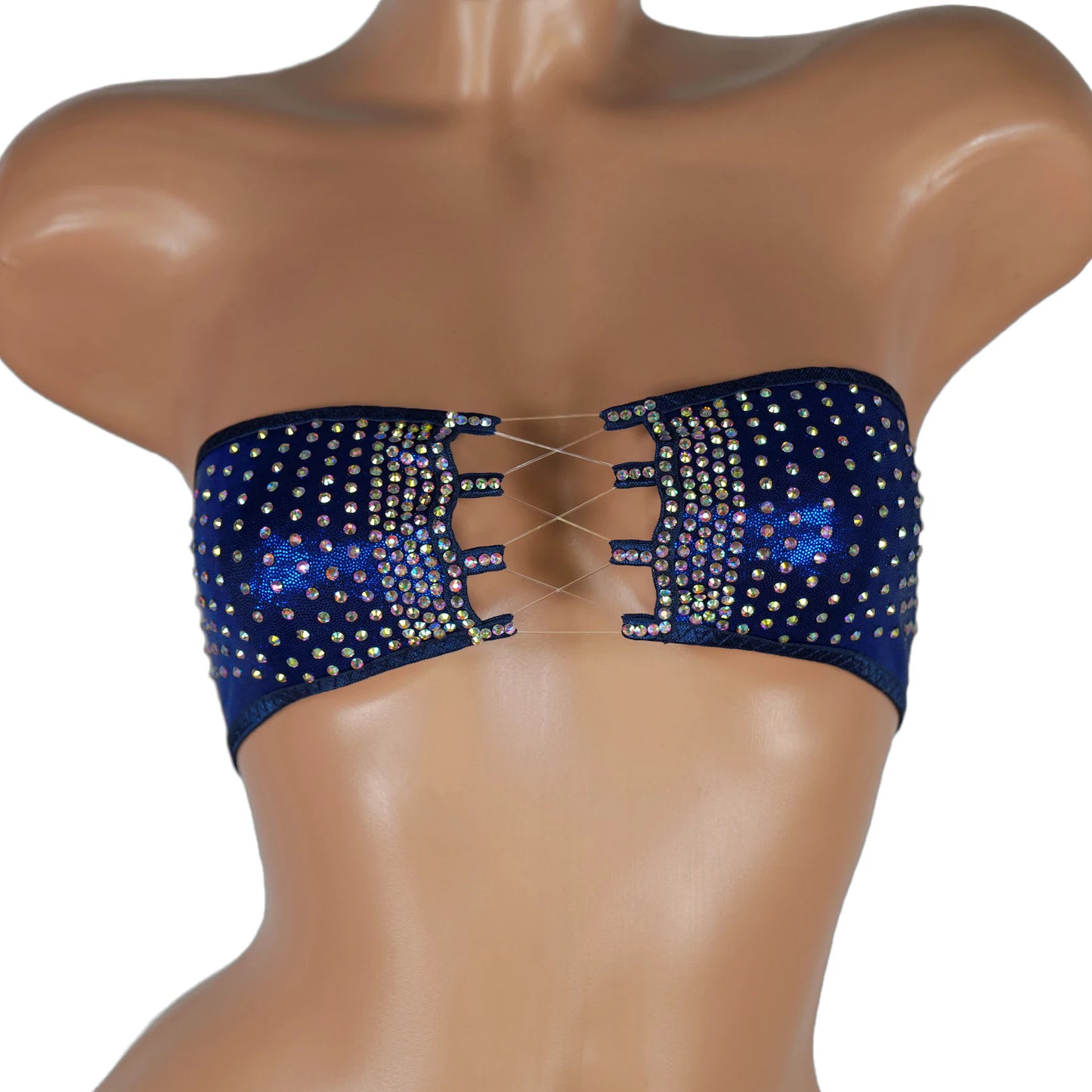 BSB - Rhinestone Bra Top Stripper outfits 上衣 -A