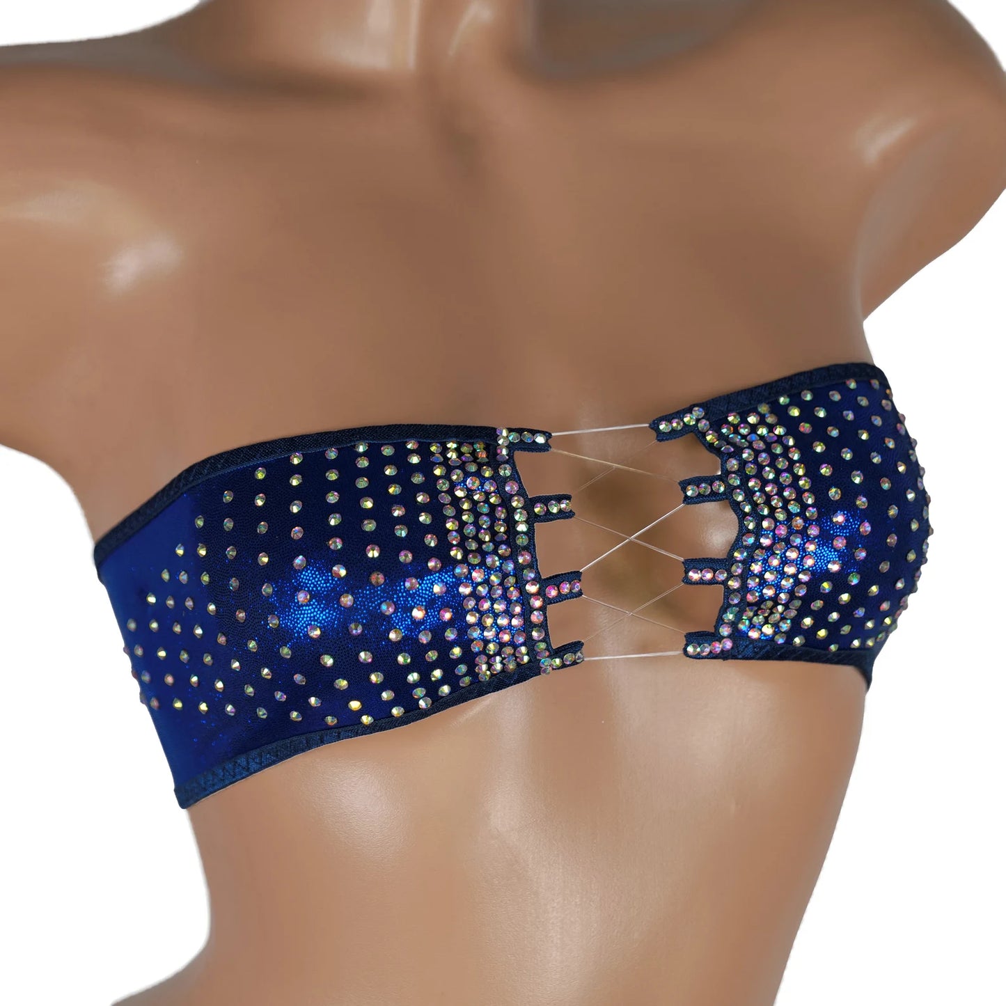 BSB - Rhinestone Bra Top Stripper outfits 上衣 -A