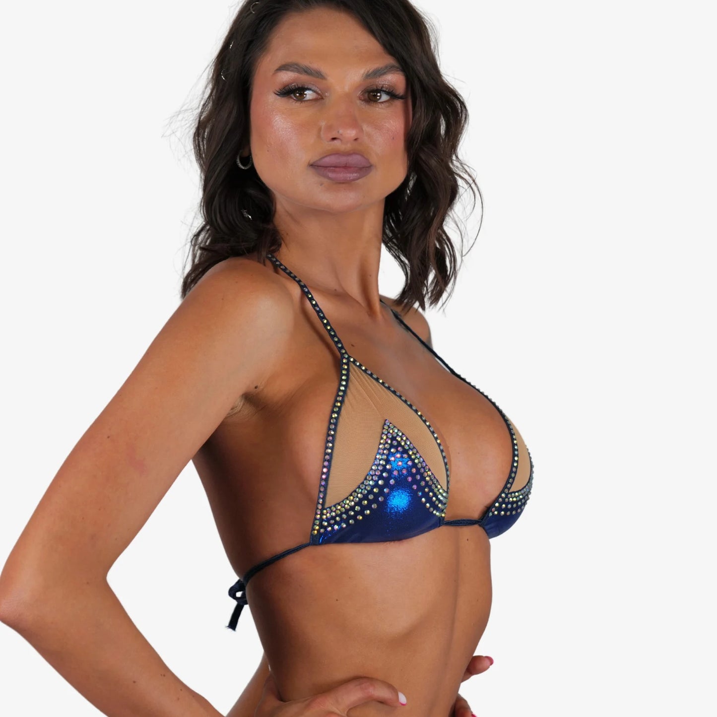 BSB - Rhinestone Bra Top Stripper outfits 上衣 -P