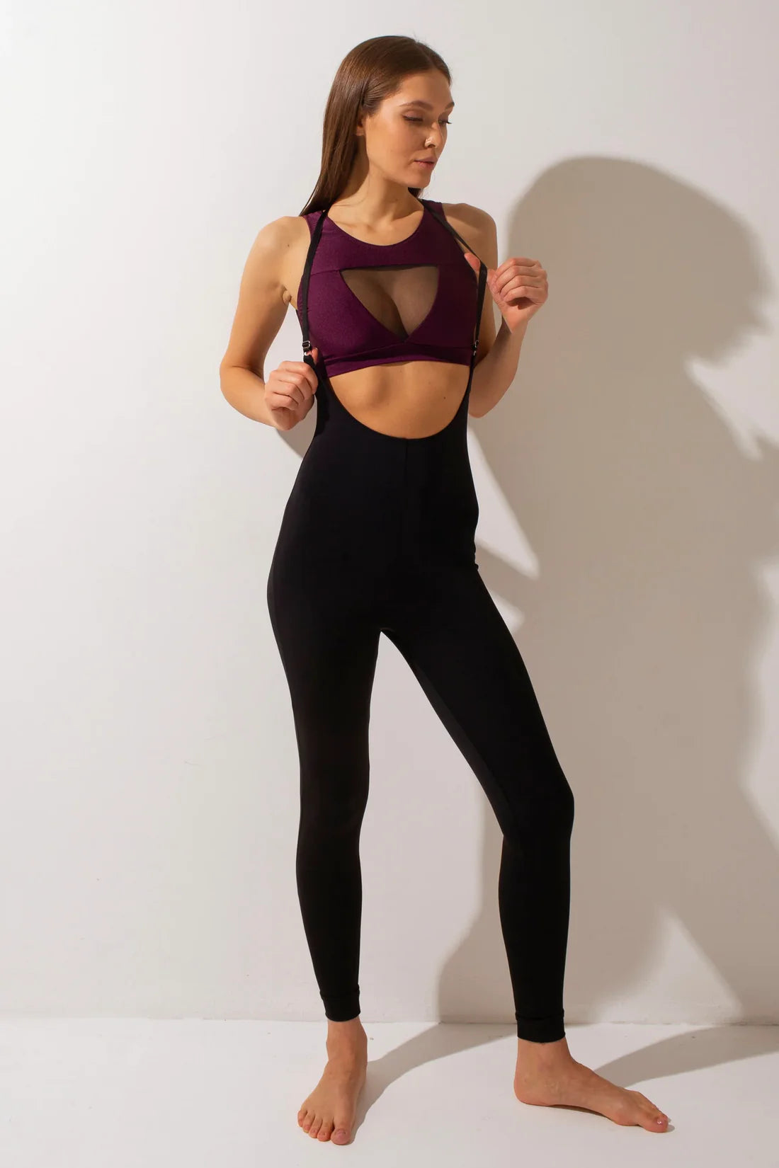 SHARK- SLING Leggins 吊帶長褲