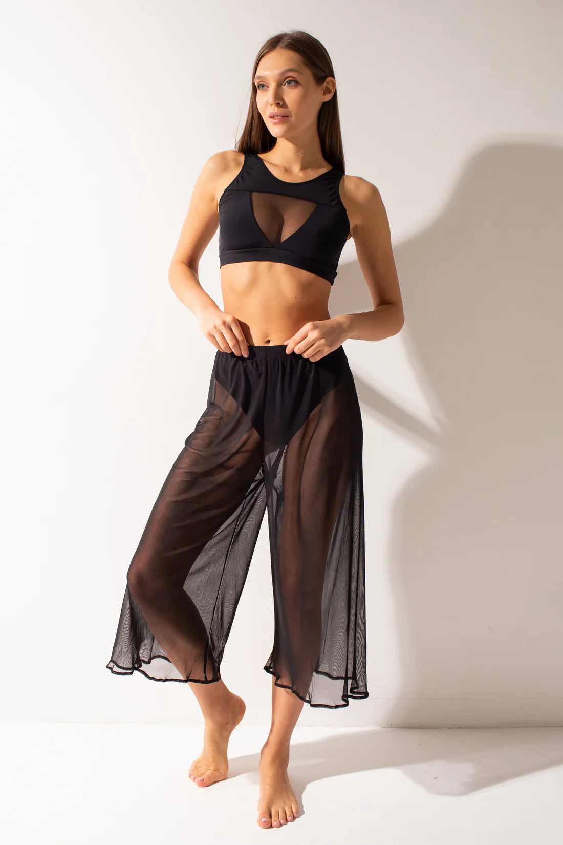SHARK- Setka Mesh Pants 紗網長褲