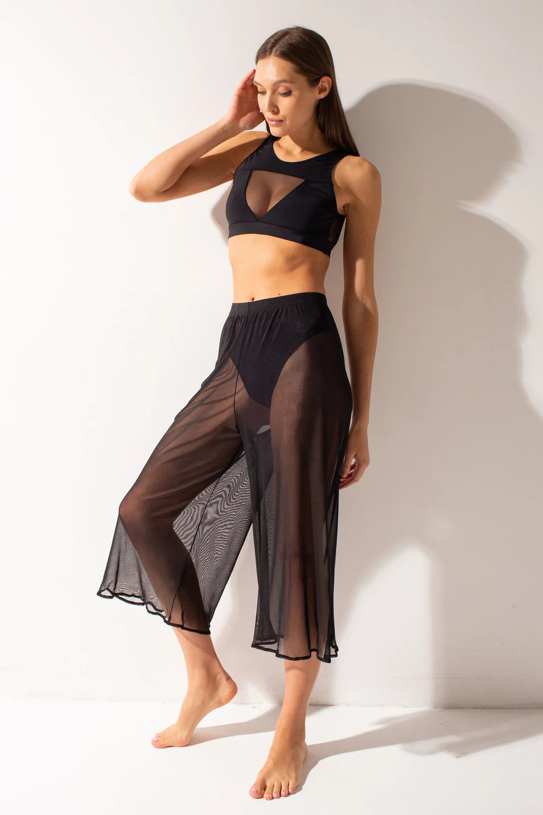 SHARK- Setka Mesh Pants 紗網長褲