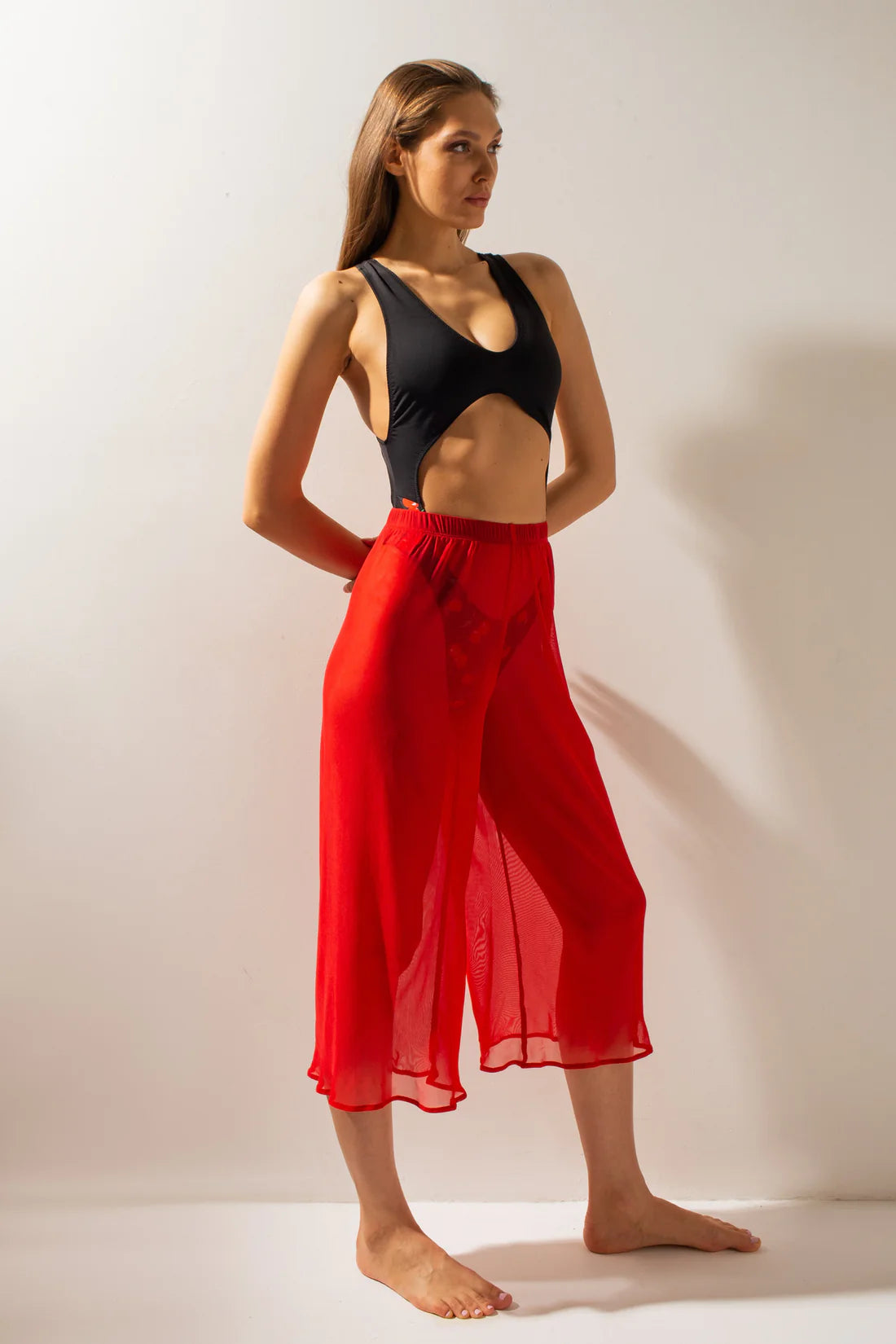 SHARK- Setka Mesh Pants 紗網長褲