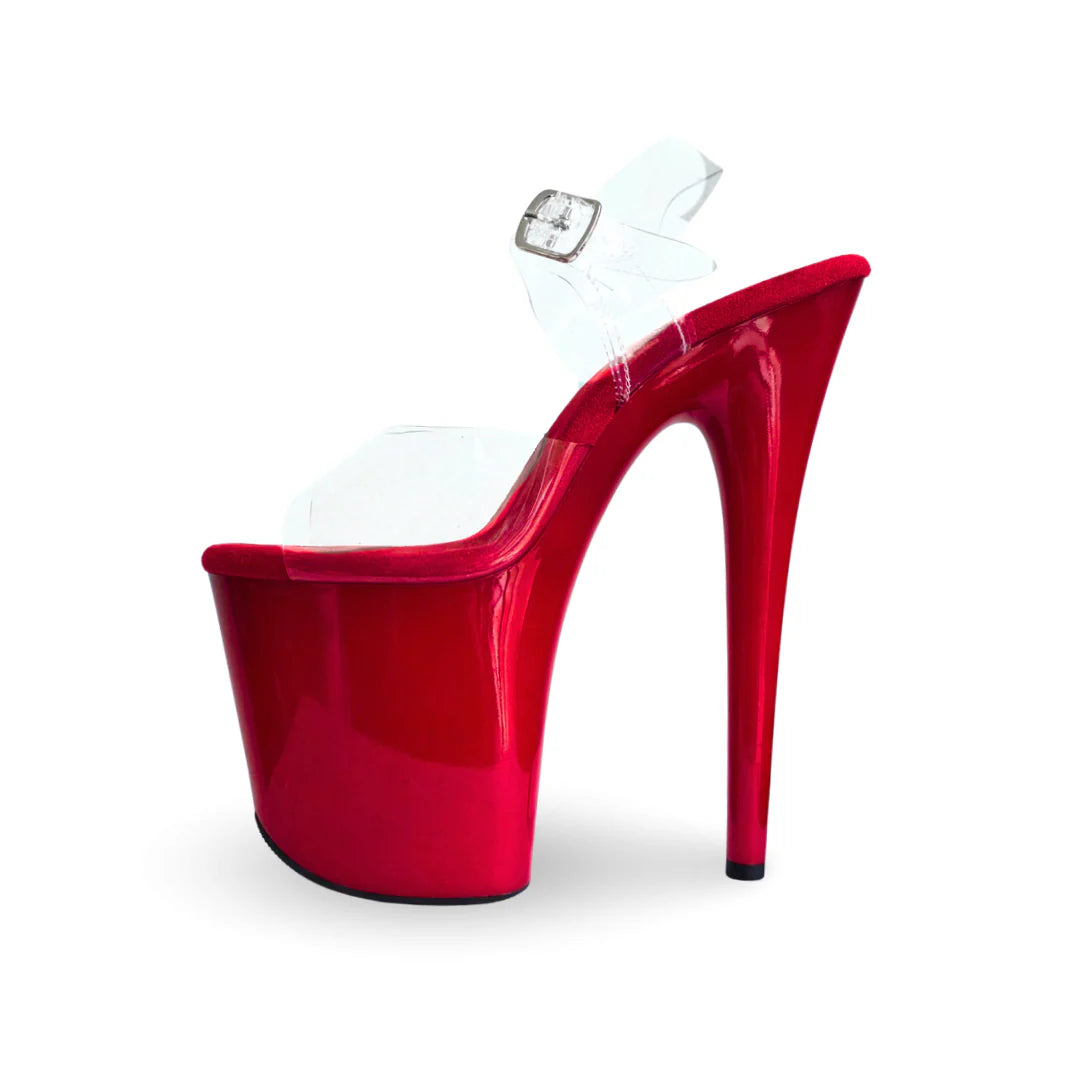 Jewel Heels - 特選款式 Glossy Classic Red 紅 - 8 吋 / 20 公分