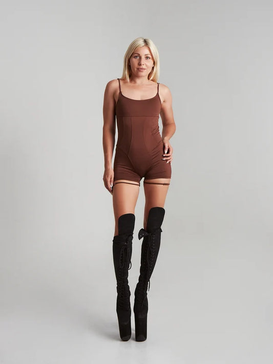 Harna -Catsuit chocolate 連身服