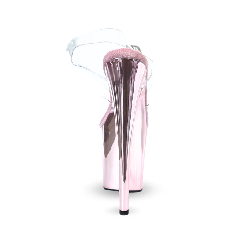 Jewel Heels  - CHROME Baby Pink - 8 吋 / 20 公分