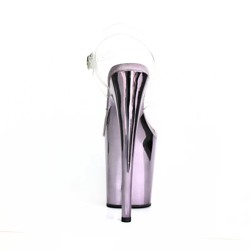 Jewel Heels  - CHROME Lavender - 8 吋 / 20 公分