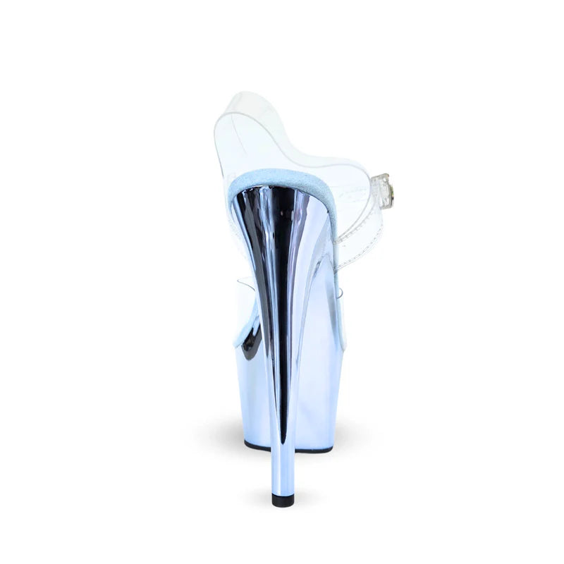 Jewel Heels  - CHROME Sky Blue - 7 吋 / 17公分