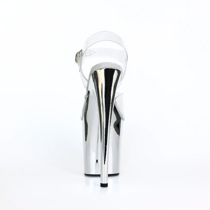 Jewel Heels - 特選款式 CHROME Silver 銀色 - 8 吋 / 20 公分