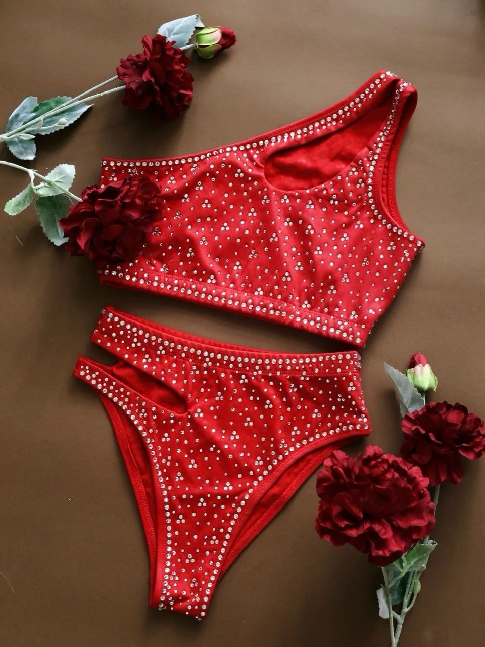 Pole Mania - Rhinestones - Red Leo 閃鑽