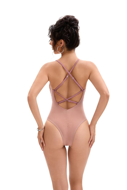 Metaversal -Strawberry Chiffon Bodysuit 連身服