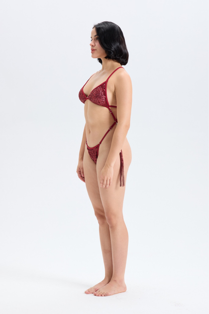 Metaversal - Dream xo Bodysuit - Red Wine Dream 連身服