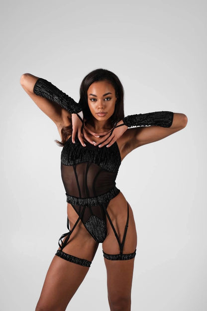 NOX Bodysuit  - 連身服 (含手套+腿帶)