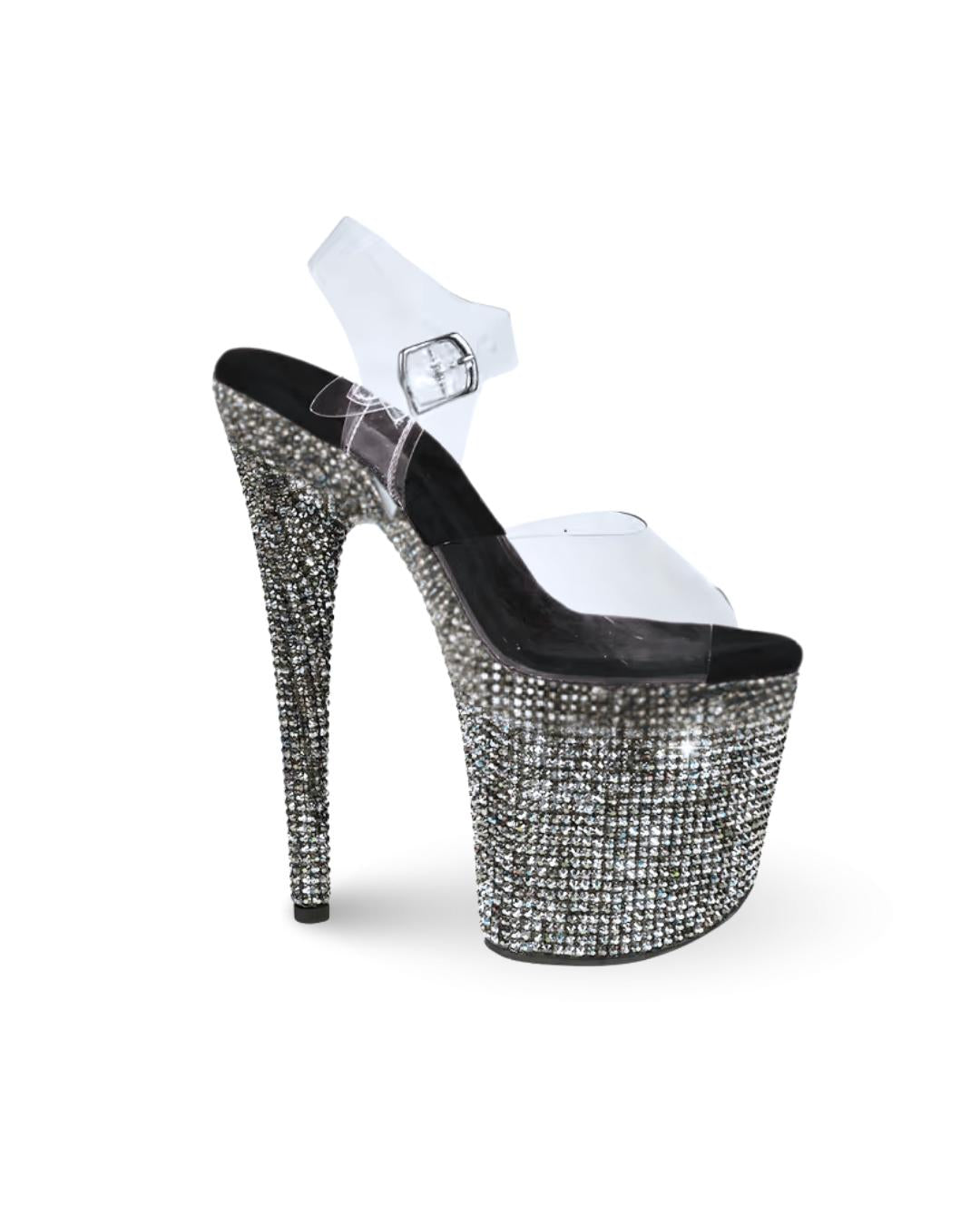 Jewel Heels - CELESTE Black Stardust - 8 吋 / 20 公分