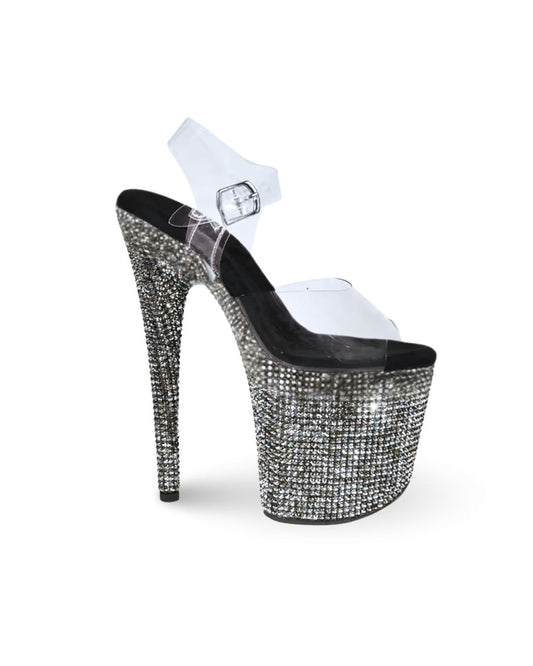 Jewel Heels - CELESTE Black Stardust - 8 吋 / 20 公分