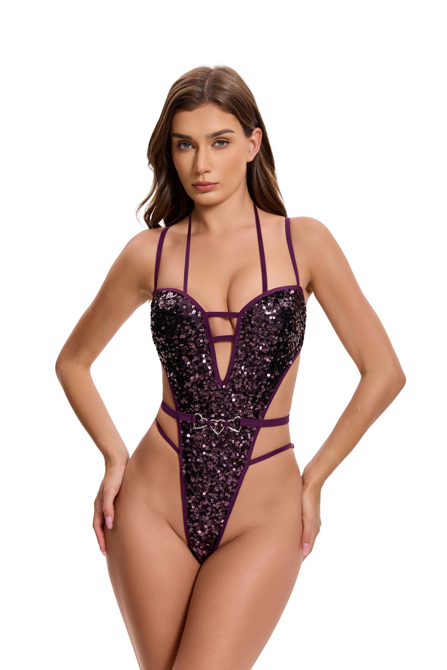 Metaversal -Phantom Bodysuit - Deep Purple 連身服