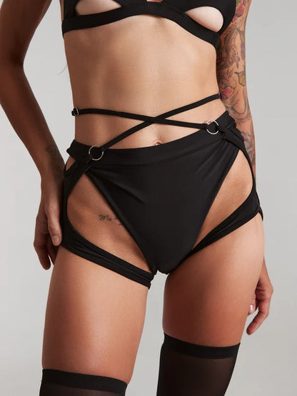 Harna -Fantasy bottoms black 褲子