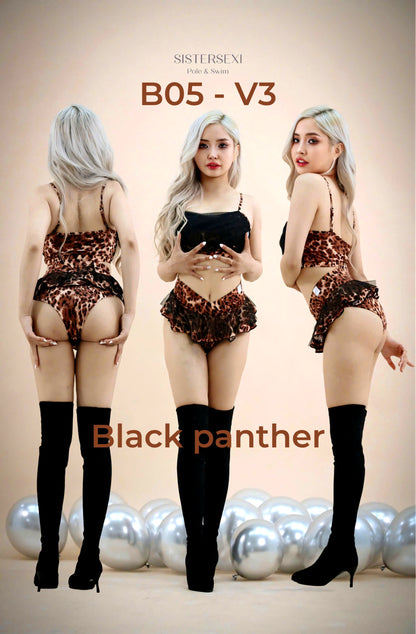 Sister Sexi - B05 黑豹紋 套裝