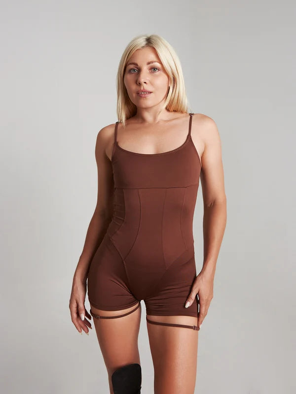 Harna -Catsuit chocolate 連身服