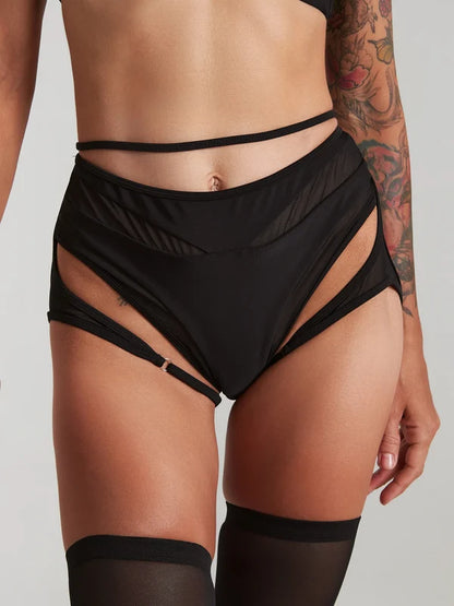 Harna -Fierce belt black 裝飾帶