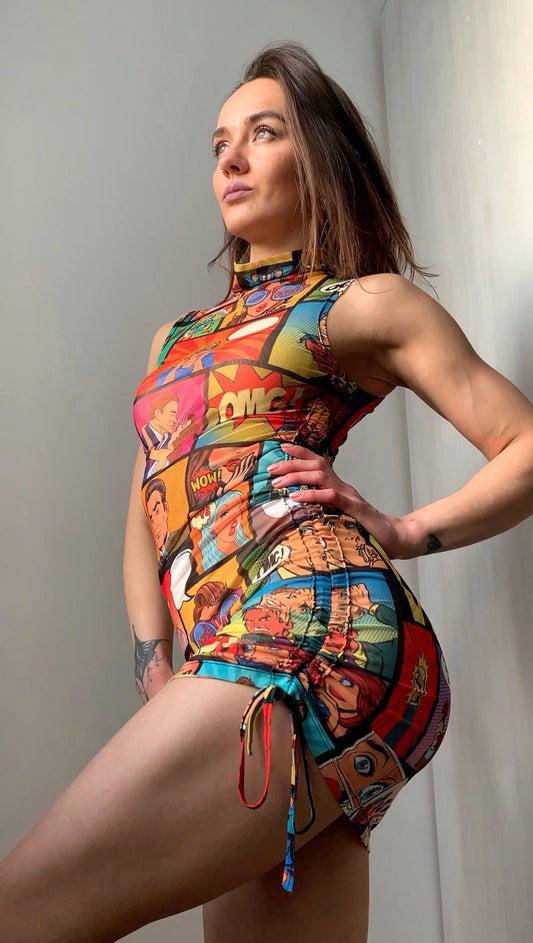 現貨 -DUAA 連身洋裝罩衫 #7A #7B