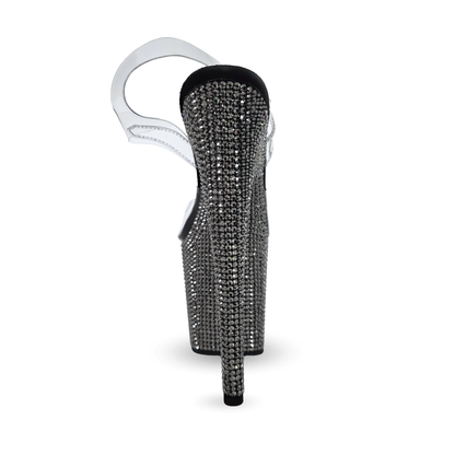 現貨-Jewel Heels 黑鑽Idol Black Stardust 涼鞋8吋/US8