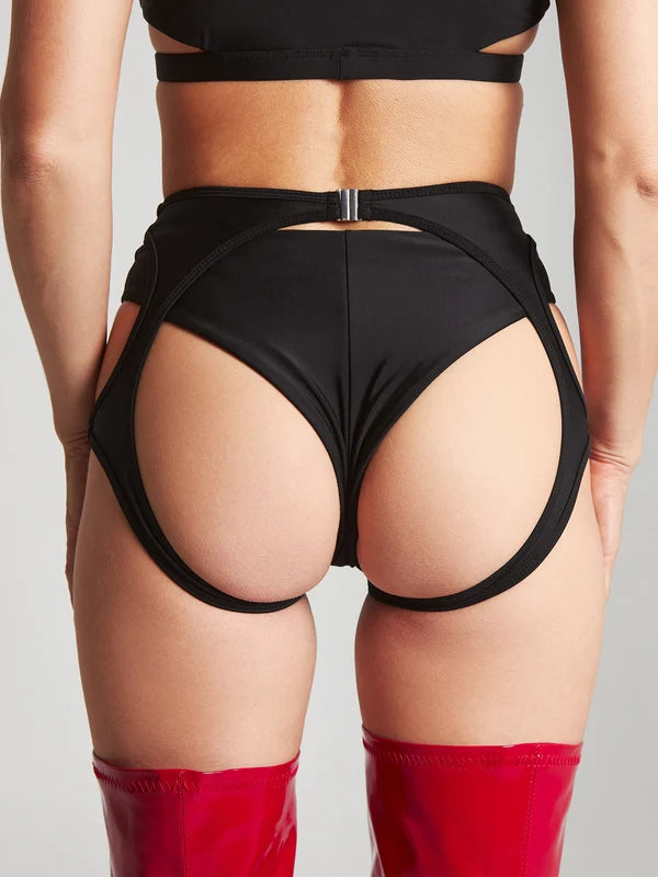 Harna -Peach bottoms black 褲子
