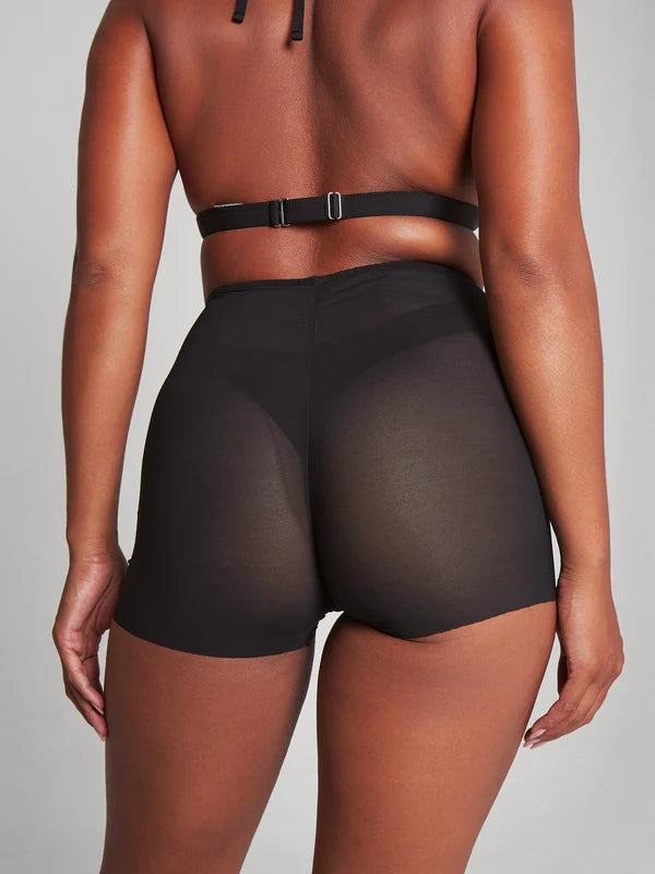 Harna -Moire shorts black 褲子