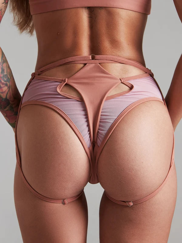 Harna -Fierce bottoms powder pink 褲子