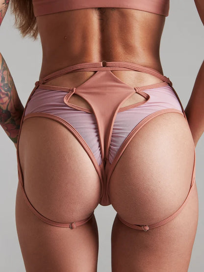 Harna -Fierce bottoms powder pink 褲子