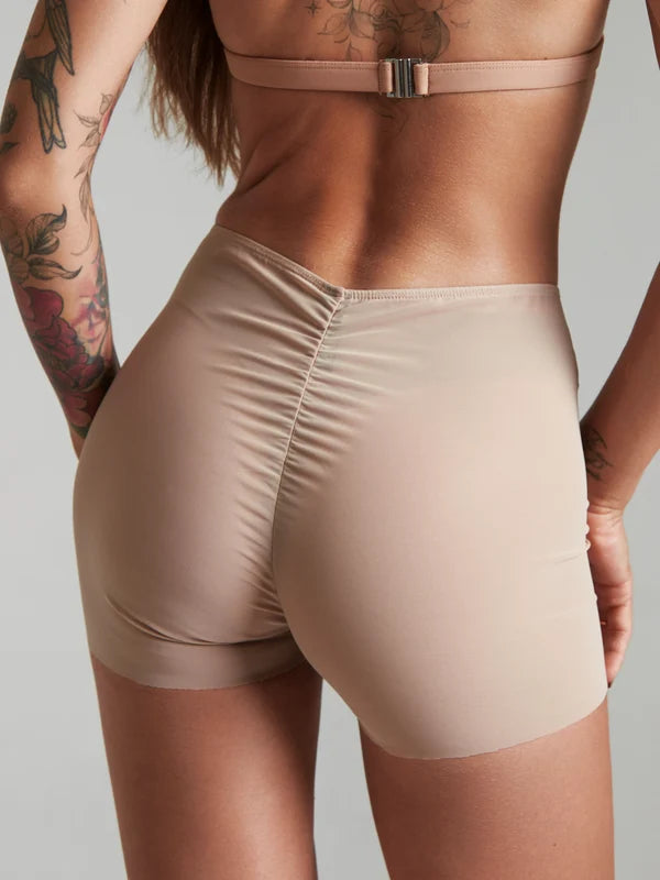Harna -Moire shorts caramel 褲子
