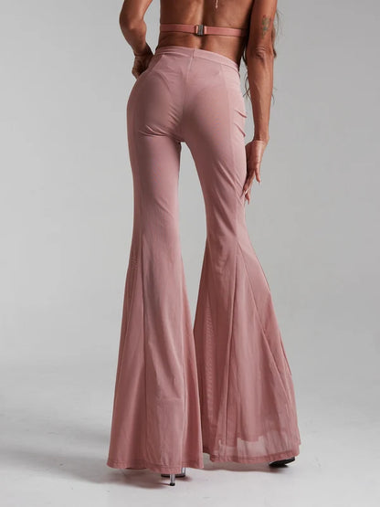 Harna -Divine pants moir powder pink 長褲