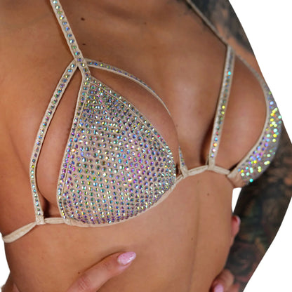 BSB - Rhinestone Bra Top Stripper outfits 上衣 -K (滿版鑽)