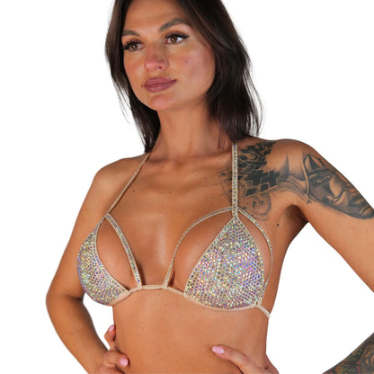 BSB - Rhinestone Bra Top Stripper outfits 上衣 -K (滿版鑽)