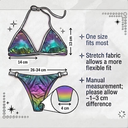 HOT S - Holographic Set 極光比基尼