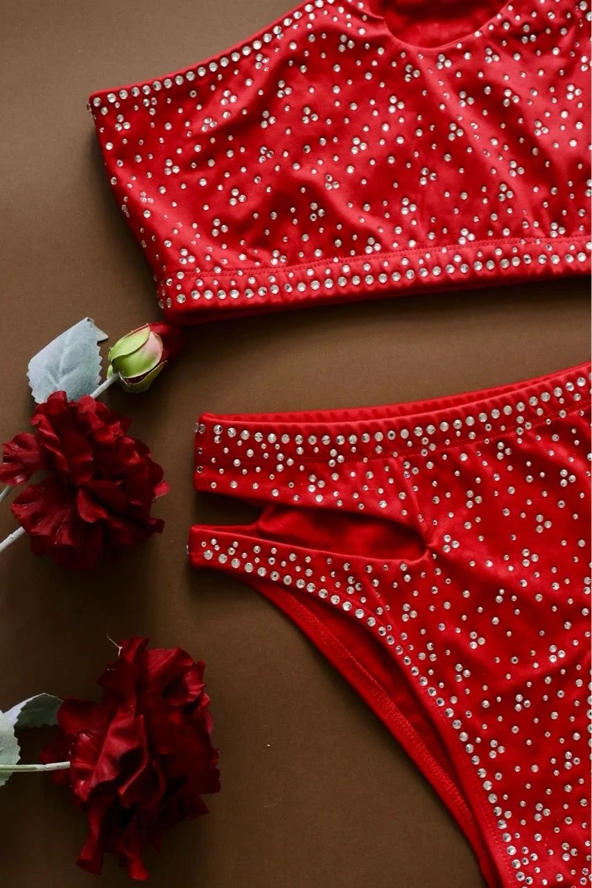 Pole Mania - Rhinestones - Red Leo 閃鑽
