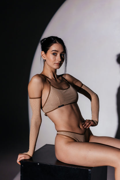 SKINELLE Crystal Mesh Gloves - 手套