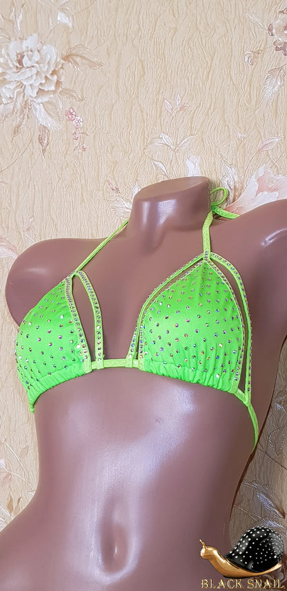 BSB - Rhinestone Bra Top Stripper outfits 上衣 -C