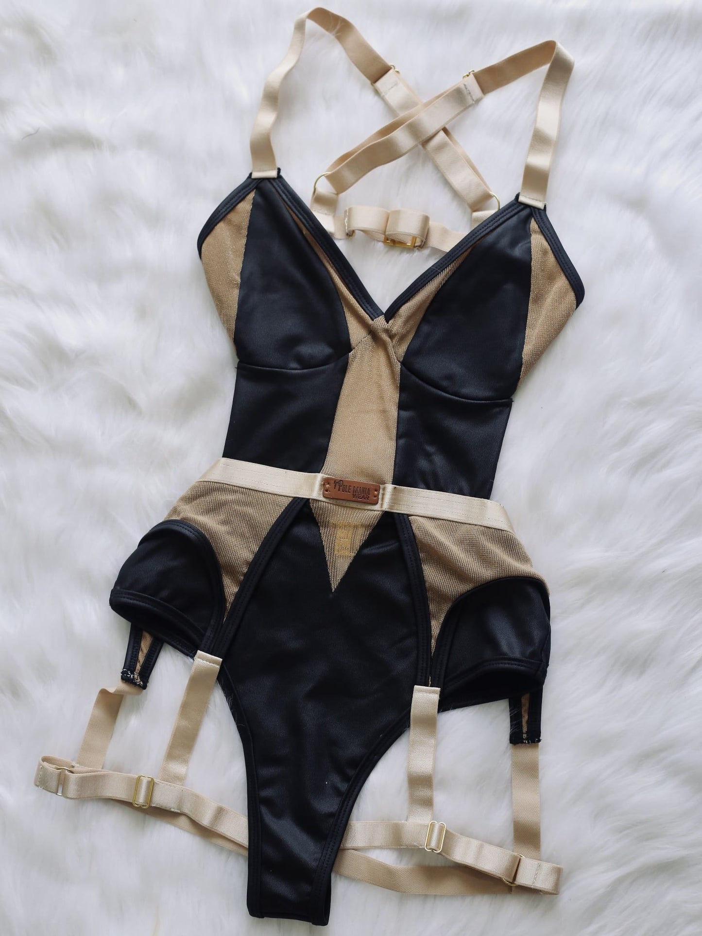 Pole Mania -   Aquarius - Black 連身
