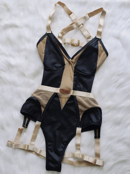 Pole Mania -   Aquarius - Black 連身