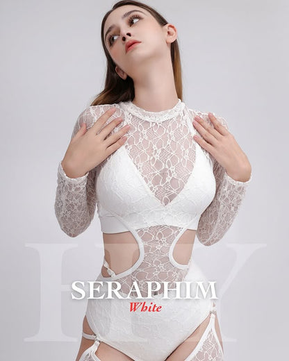 HY Dance Wear - SERAPHIM 蕾絲連身外搭