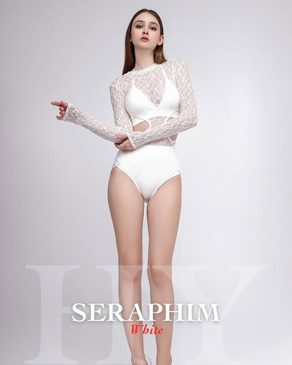 HY Dance Wear - SERAPHIM 蕾絲連身外搭