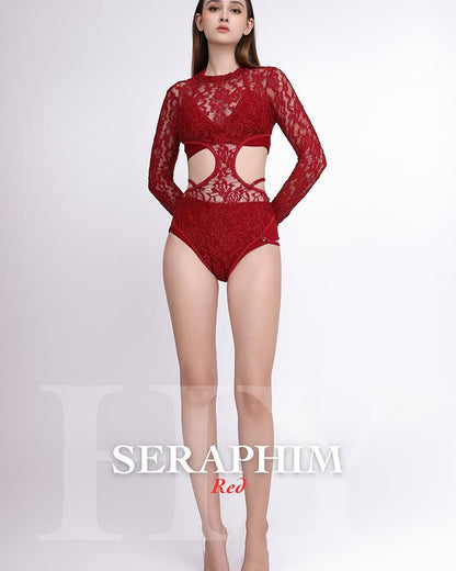HY Dance Wear - SERAPHIM 蕾絲連身外搭